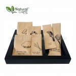 Bộ amenities với bao bì kraft nâu