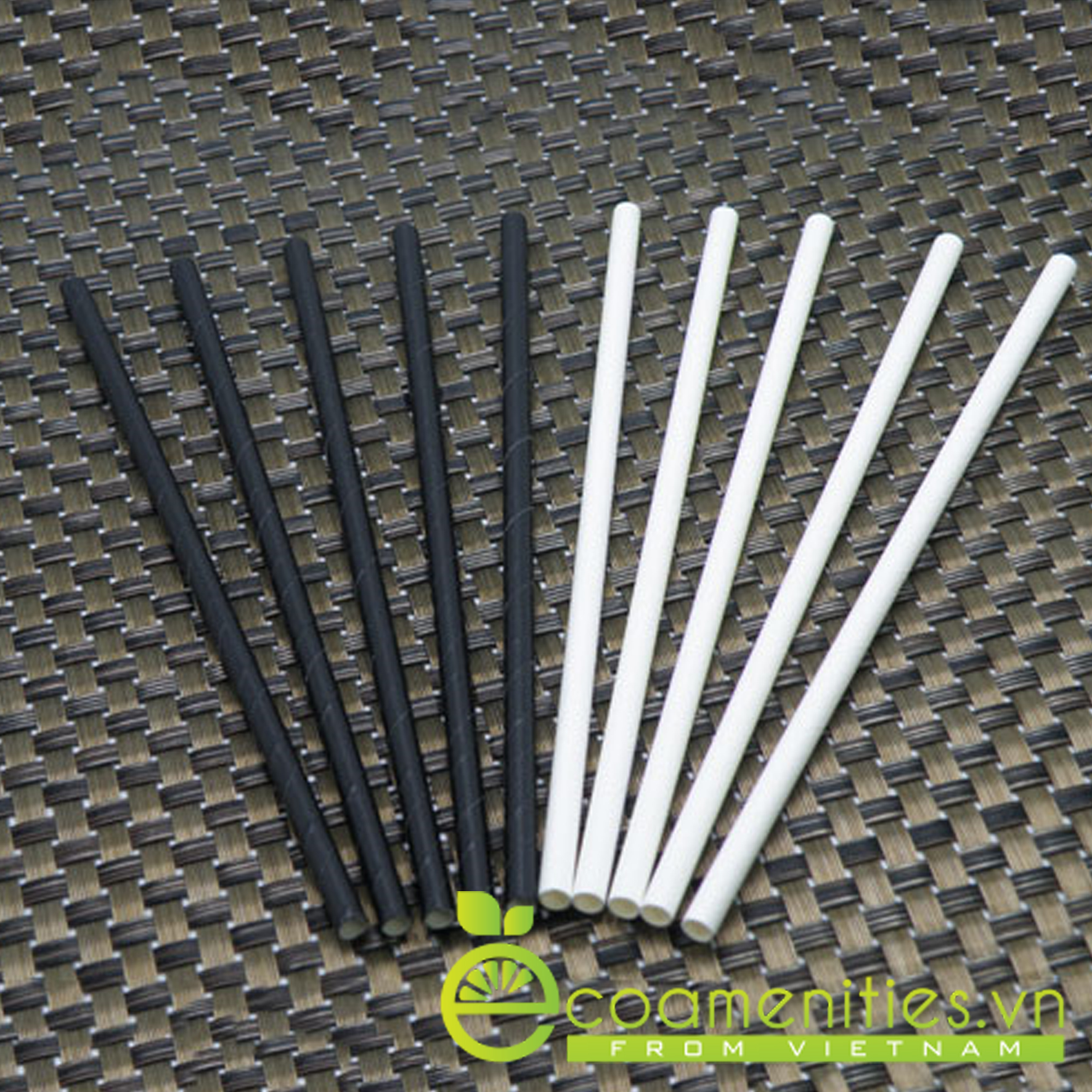 Ống hút tre, giấy, nhựa