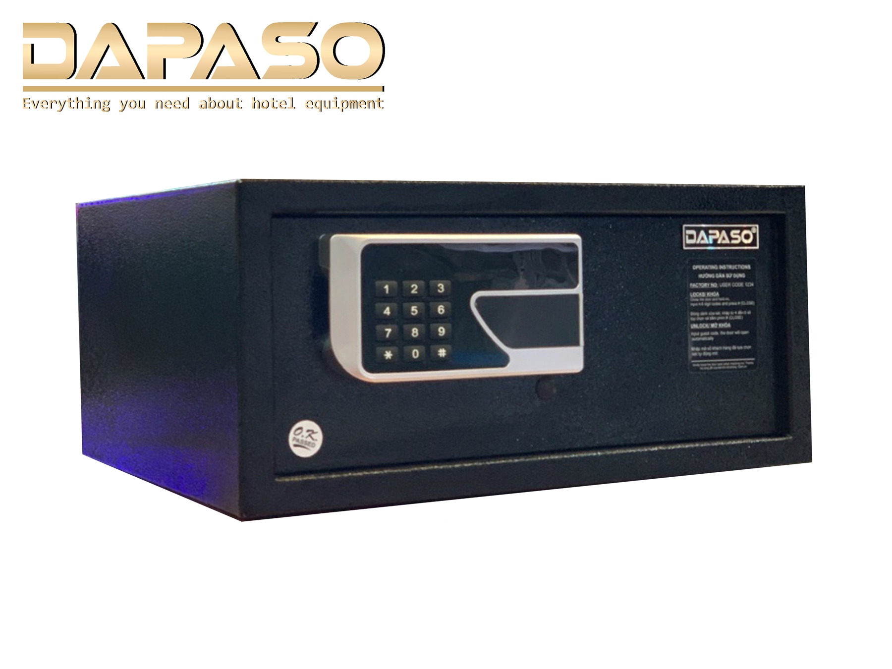 Két sắt DAPASO DP-2043-B