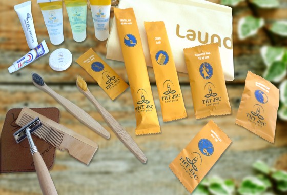 BỘ AMENITIES VỚI BAO BÌ BIO