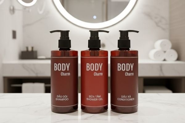 Dầu Chai Body Charm 300ml Đồng Giá 18k, Hỗ Trợ Giá Treo Miên Phi