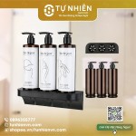 Bộ giá treo xà phòng & vỏ bình nhựa PET 300ml