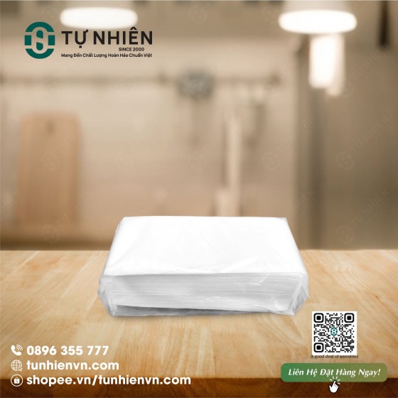 RUỘT KHĂN GIẤY HỘP CHỮ NHẬT 10x20cm HOTEL TISSUE