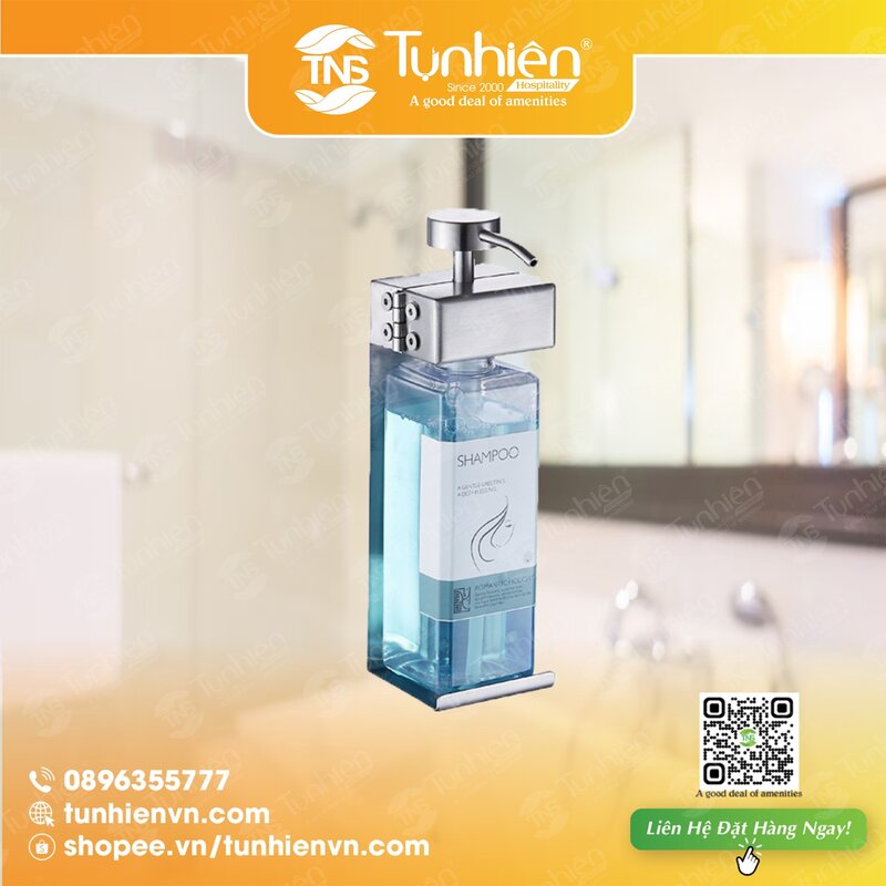 Bộ giá treo bình xà phòng inox 304