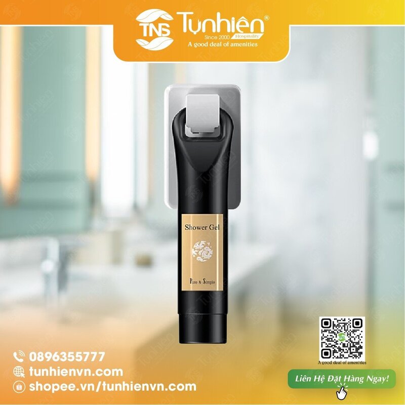 Bộ bình xà phòng treo tường tube mền 360ml